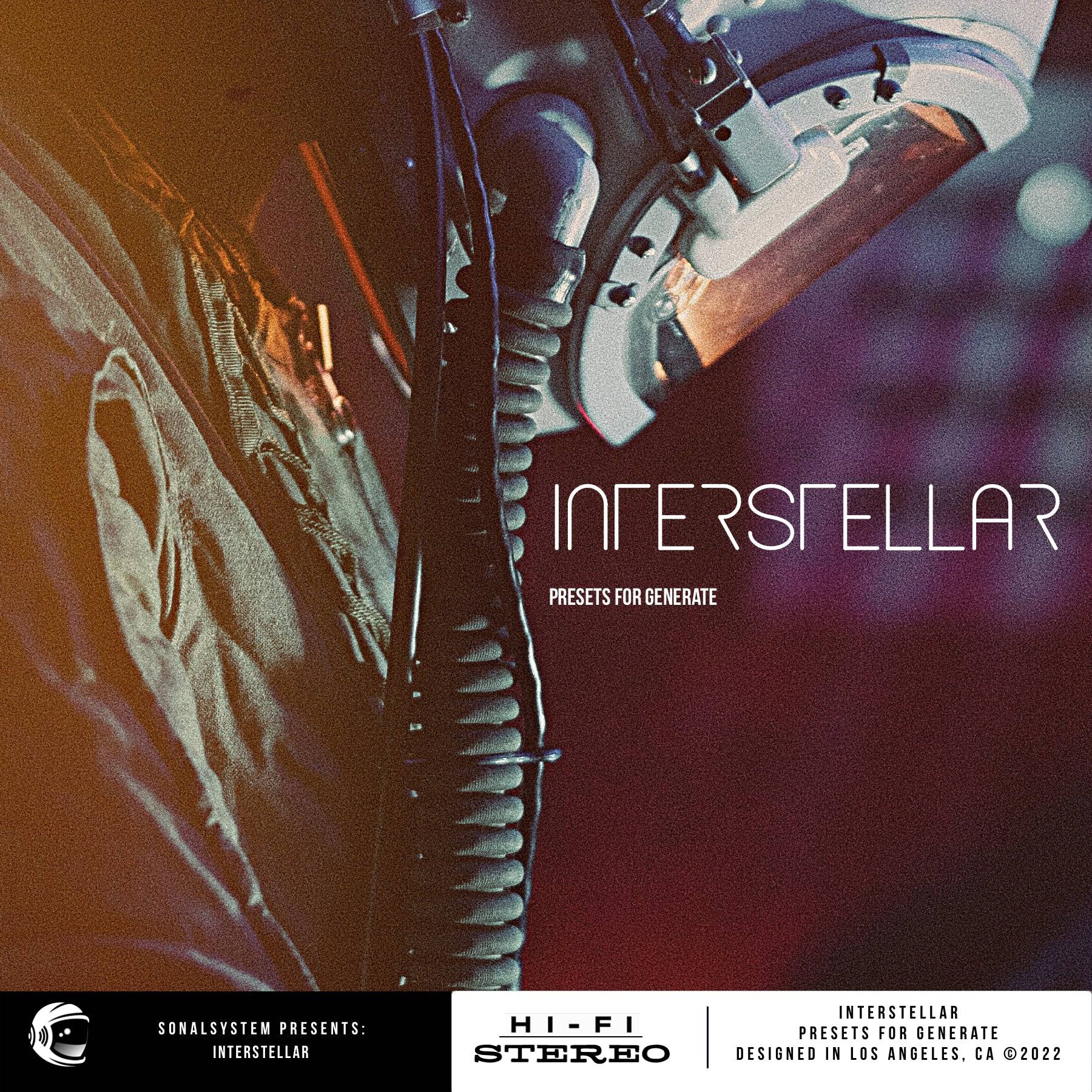 Interstellar - Presets for Generate - SonalSystem LLC