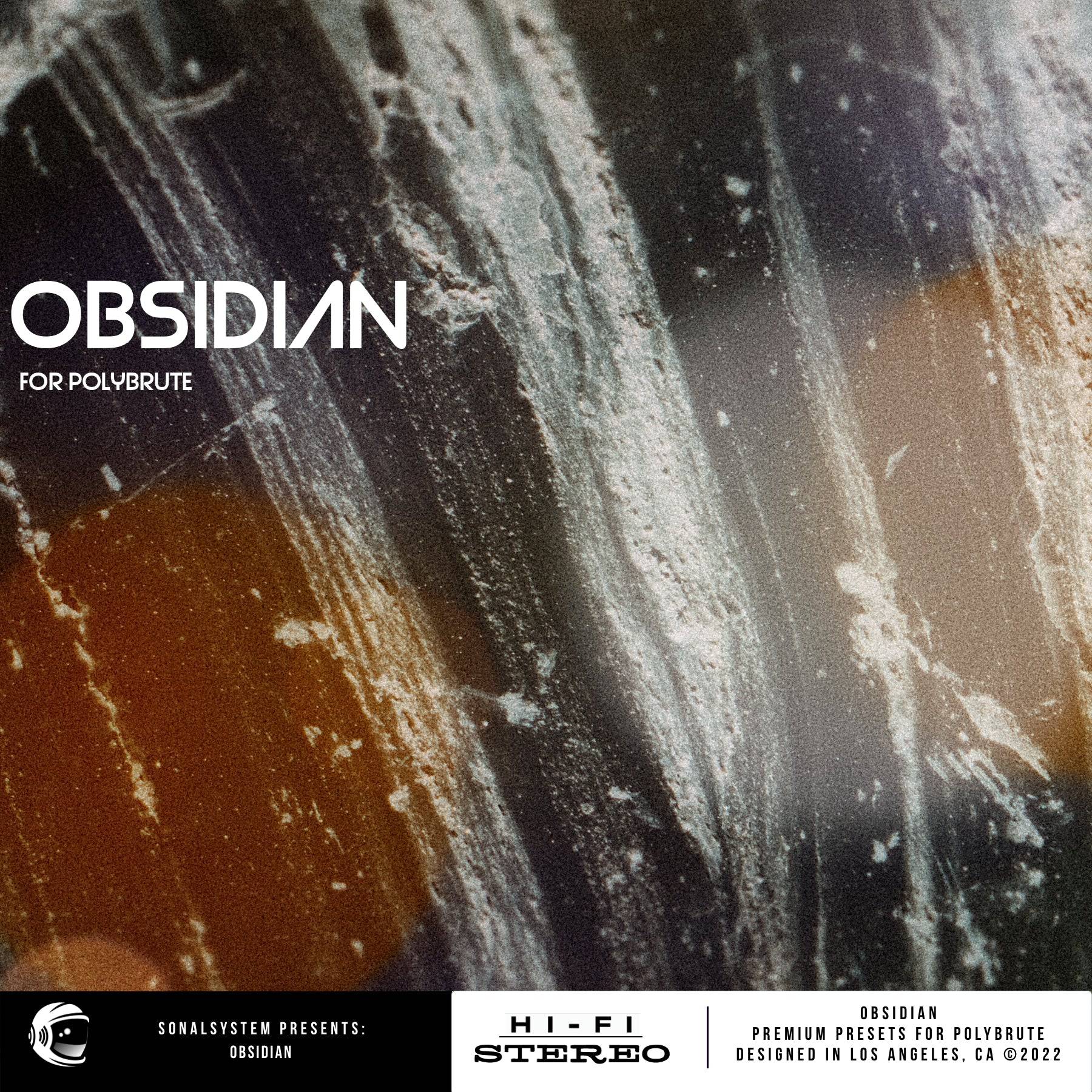 Obsidian  - Presets for PolyBrute - SonalSystem LLC