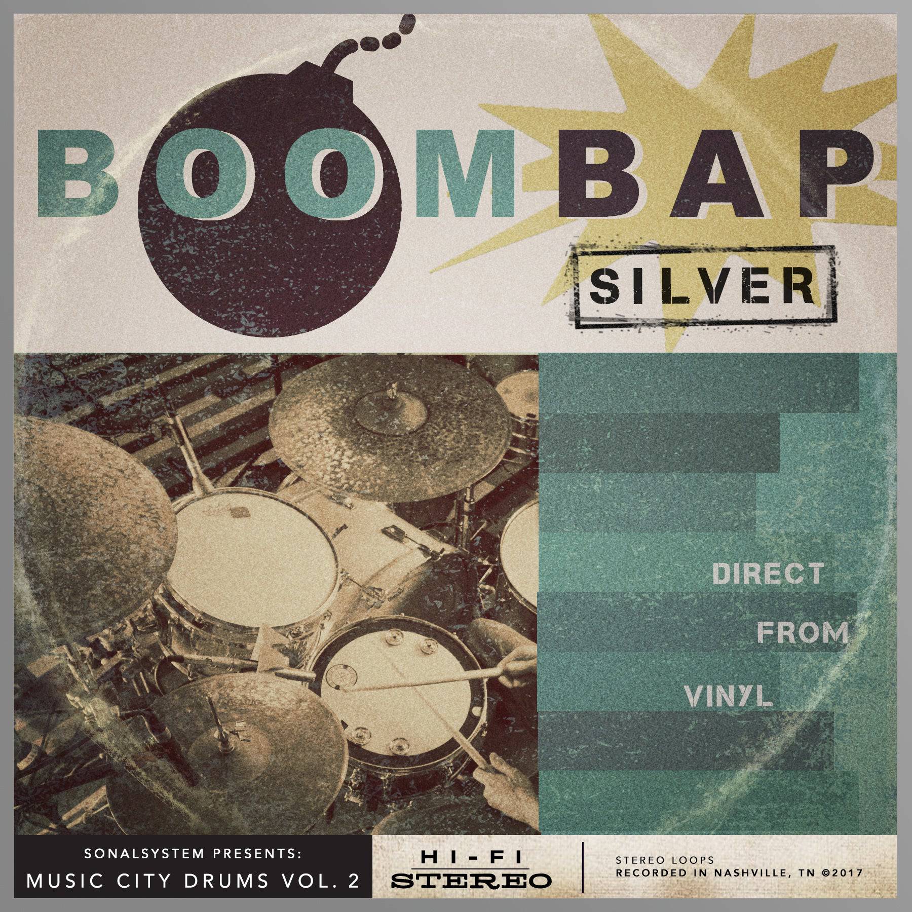 Music City Drums Vol. 2 - Boom Bap - SonalSystem LLC